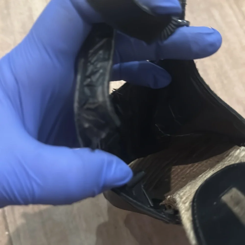 Max studio Shoes Women s Size 6 Black Camilla Wedge platform Open Toe Sandals - Picture 10 of 10